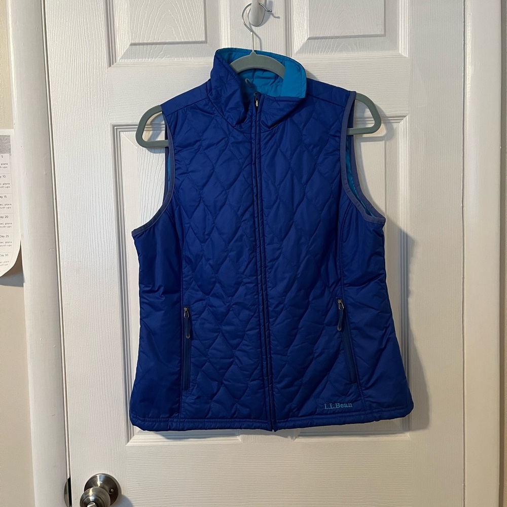 L.L.Bean reversible lightweight vest